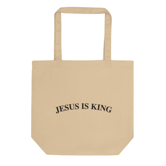 Jesus Is King (Center City Collection) Eco Tote Bag in Black