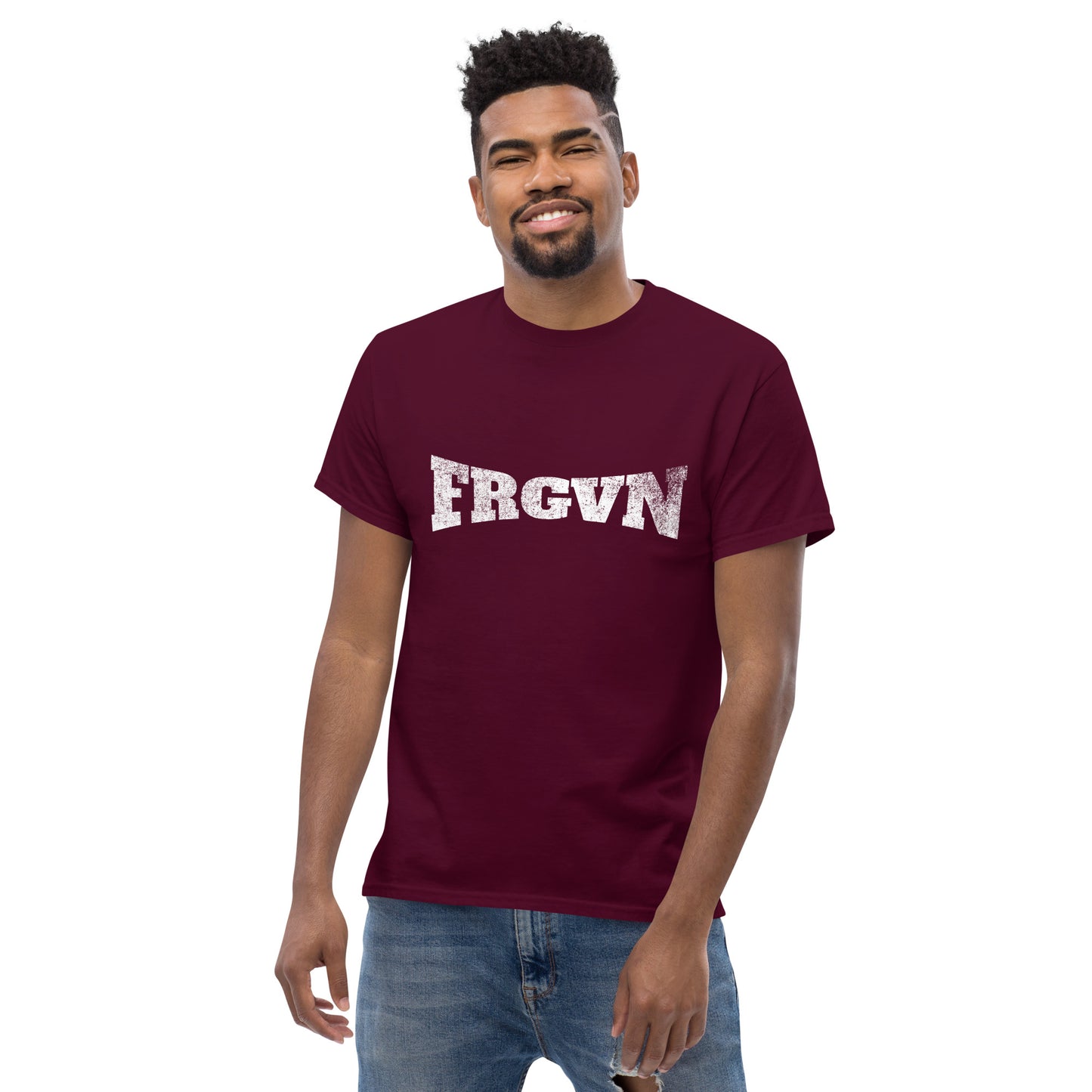 FRGVN in White (The Fighter Collection) Men's Classic Tee