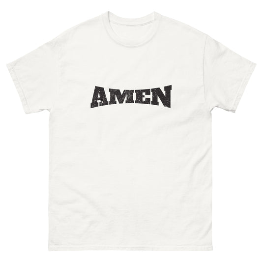 AMEN in Black (The Fighter Collection) Men's Classic Tee