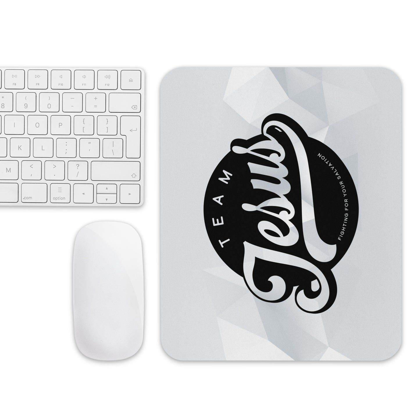 Team Jesus (Black Crest) "Intelligent Design" Mouse Pad