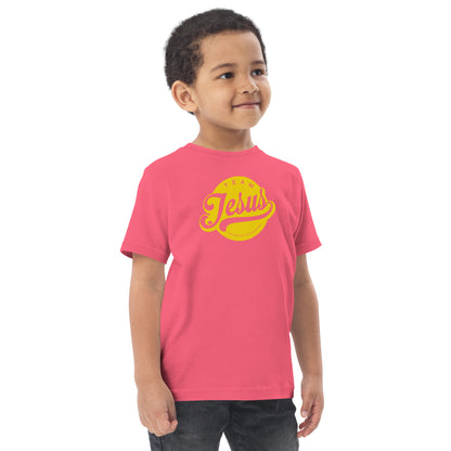 Team Jesus (Gold Crest) Toddler jersey t-shirt