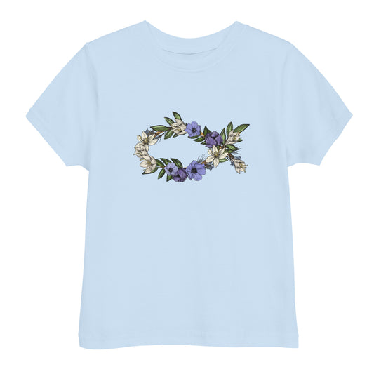 Fish In Bloom (In Bloom Collection) Toddler jersey t-shirt