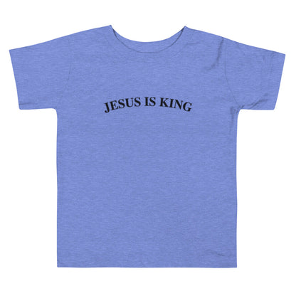 Jesus Is King (Center City Collection) Toddler Short Sleeve Tee in Black