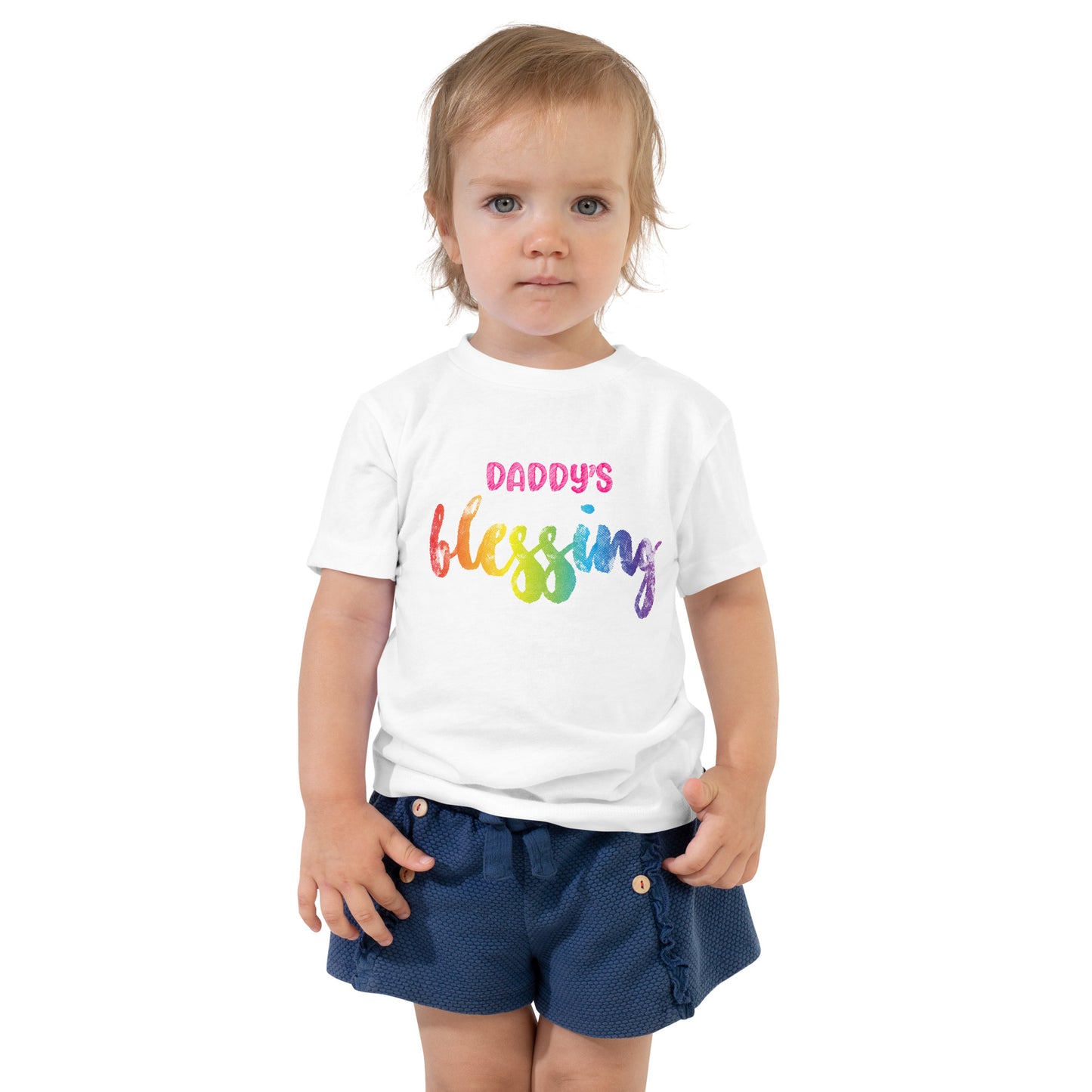 Daddy's Blessing - Girls Toddler Short Sleeve Tee