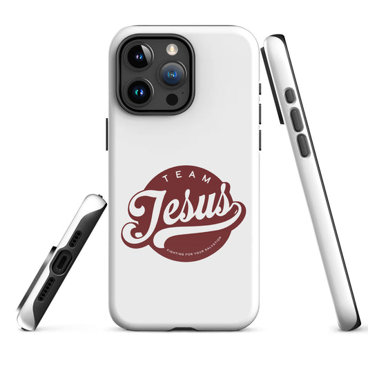 Team Jesus (Heritage Collection) Blood Red Tough Case for iPhone®