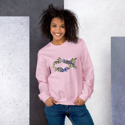 Fish In Bloom (In Bloom Collection) Unisex Sweatshirt