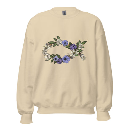 Fish In Bloom (In Bloom Collection) Unisex Sweatshirt