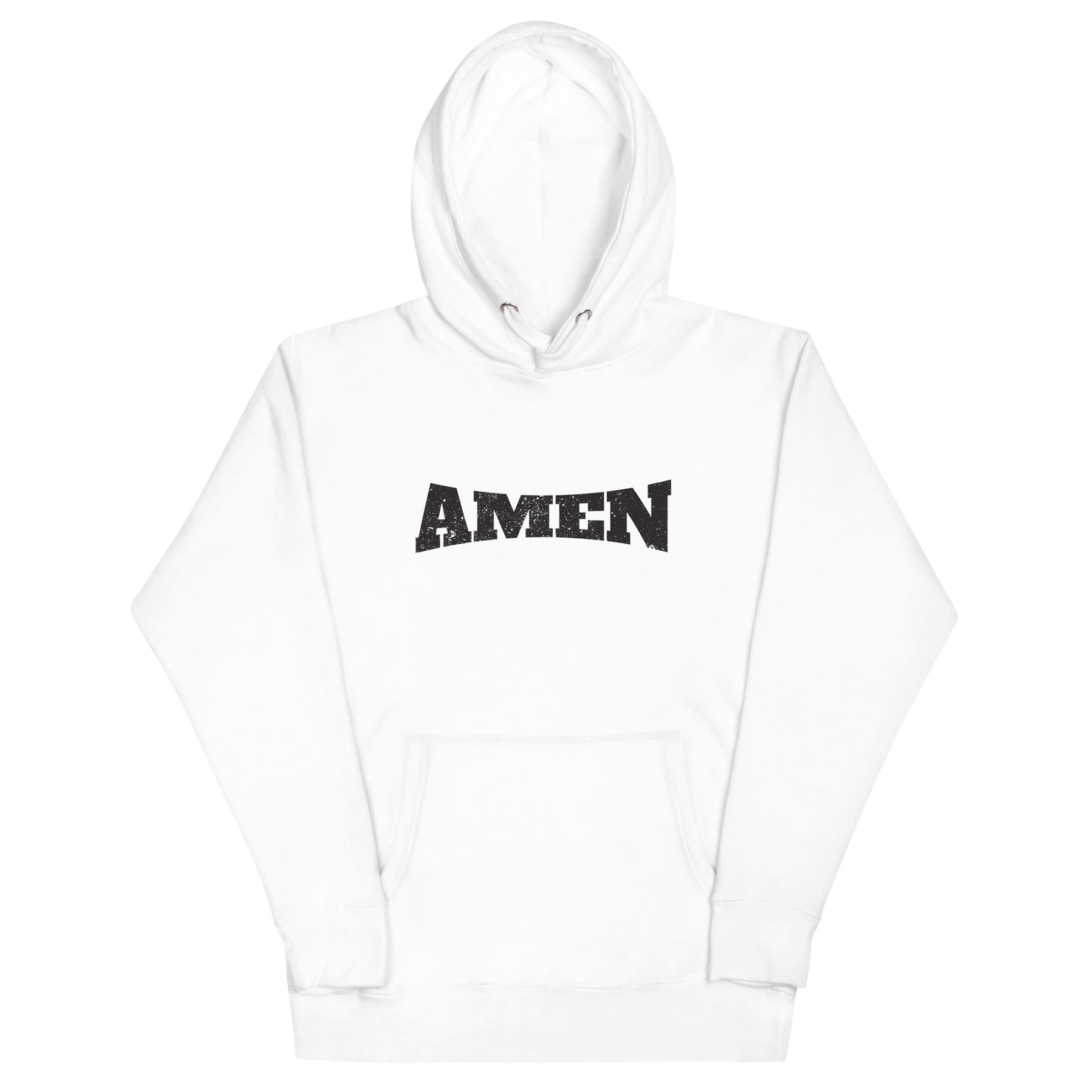 AMEN in Black (The Fighter Collection) Unisex Hoodie