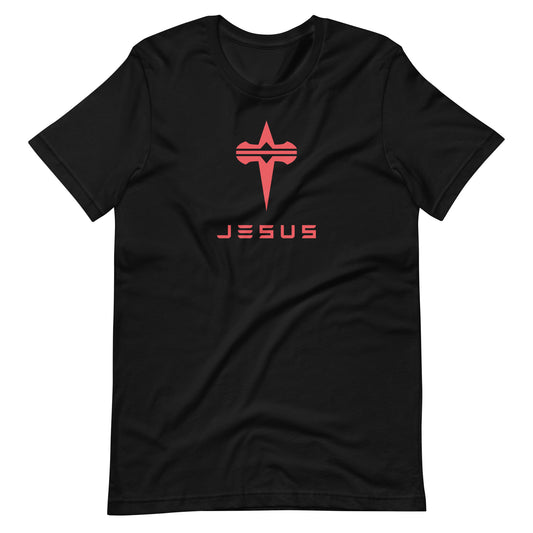 Electric Jesus (Pop Collection) Red Logo Unisex T-Shirt