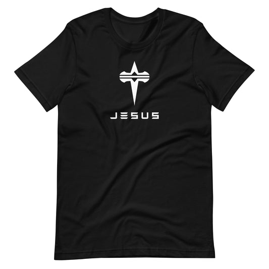 Electric Jesus (Pop Collection) White Logo Unisex T-Shirt