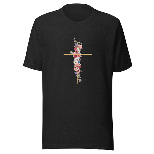 Cross In Bloom (In Bloom Collection) Unisex t-shirt