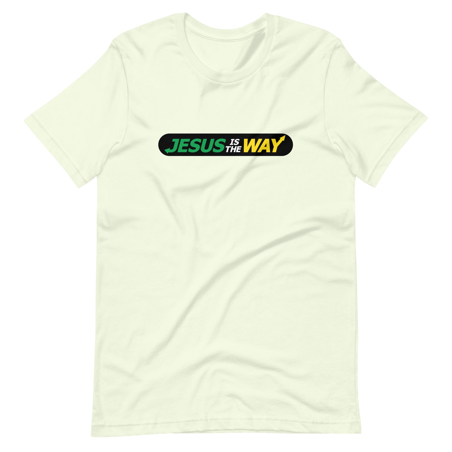 Jesus is the Way (Pop Collection) Bright Unisex T-Shirt