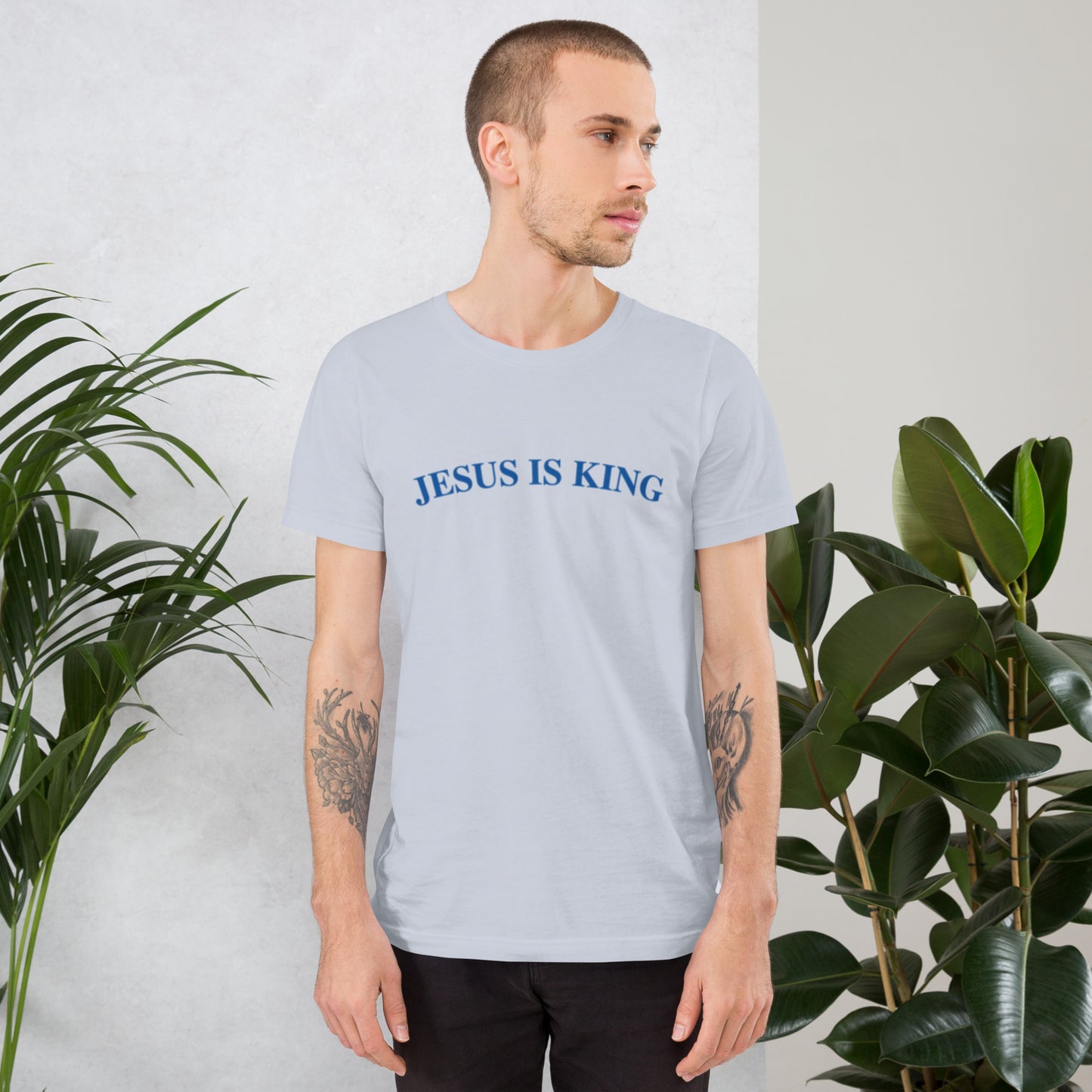 Jesus Is King in Blue (Center City Collection) Unisex t-shirt