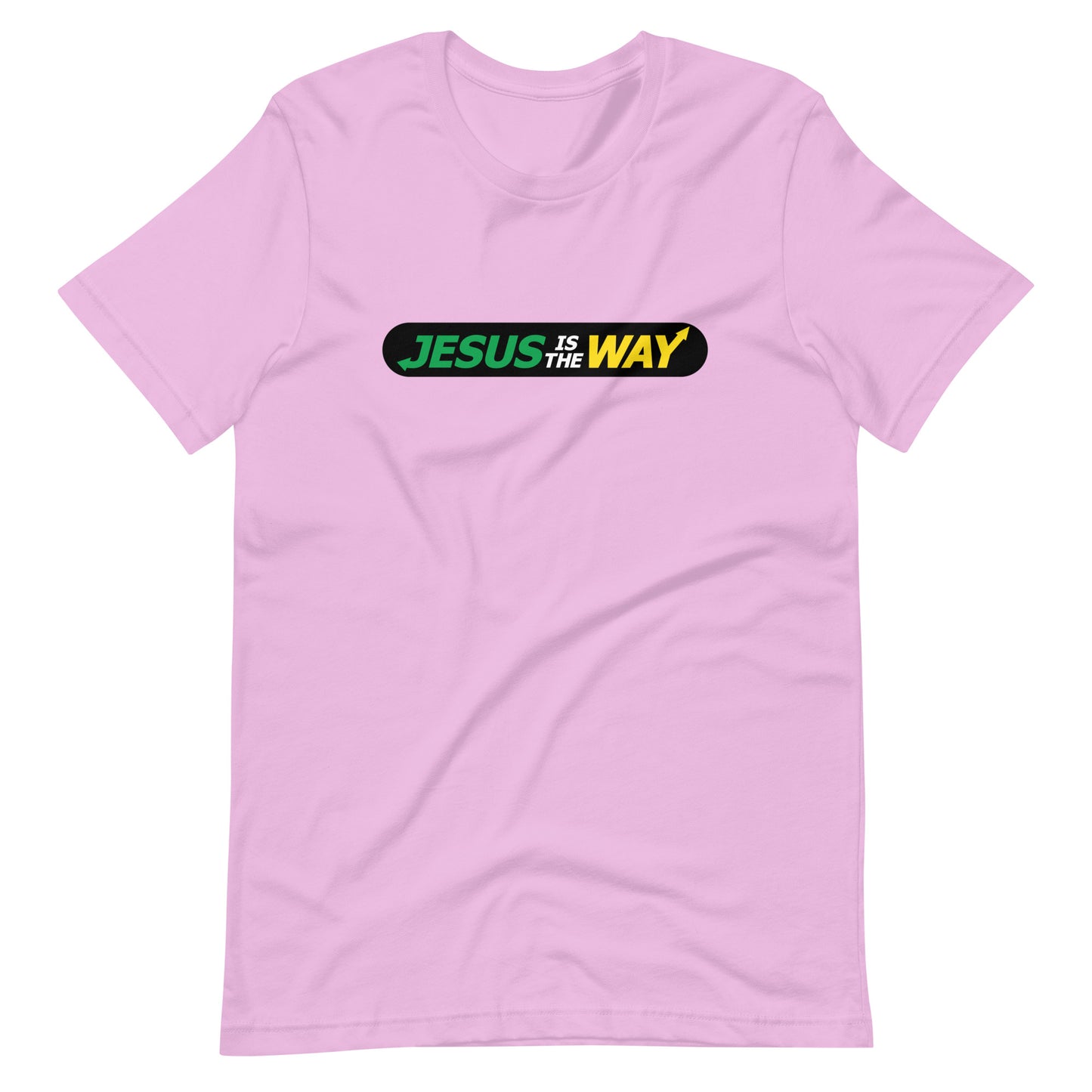 Jesus is the Way (Pop Collection) Bright Unisex T-Shirt