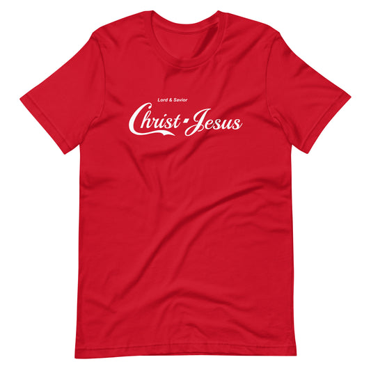 Christ-Jesus (Pop Collection) in White Unisex T-Shirt