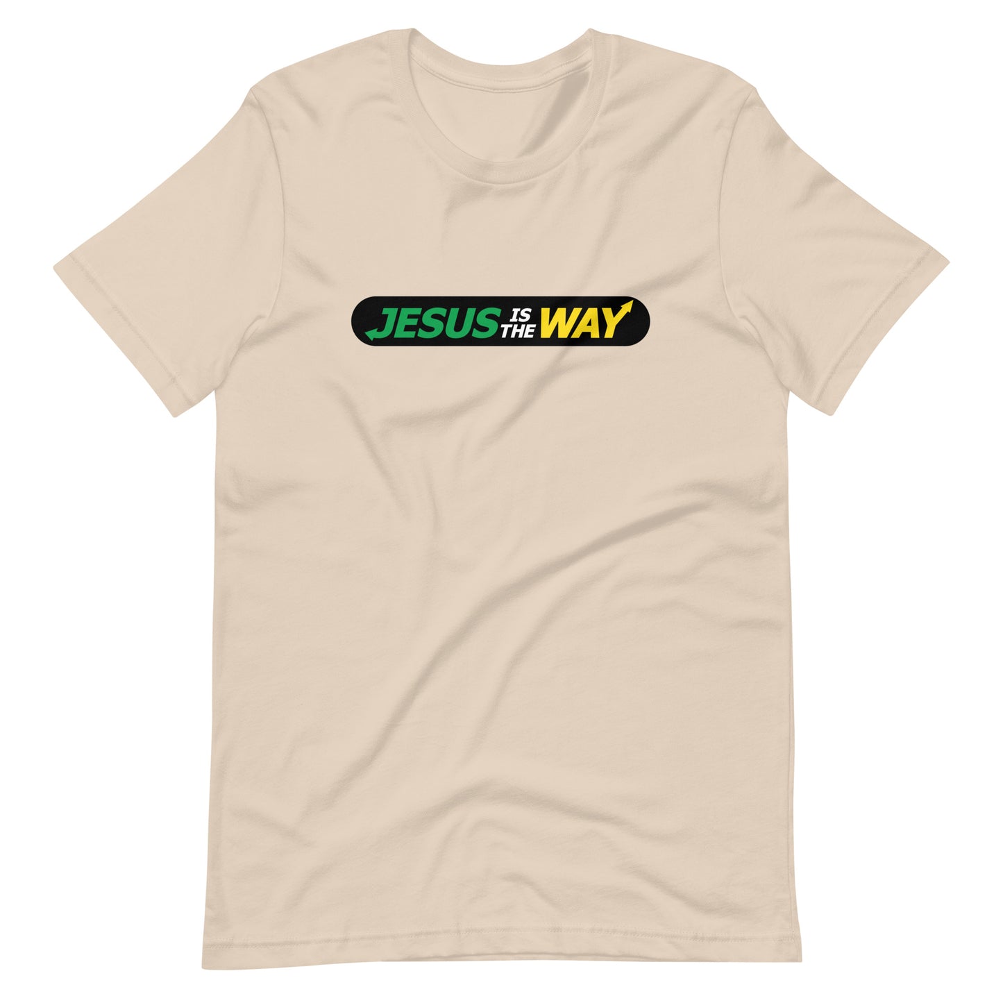 Jesus is the Way (Pop Collection) Bright Unisex T-Shirt