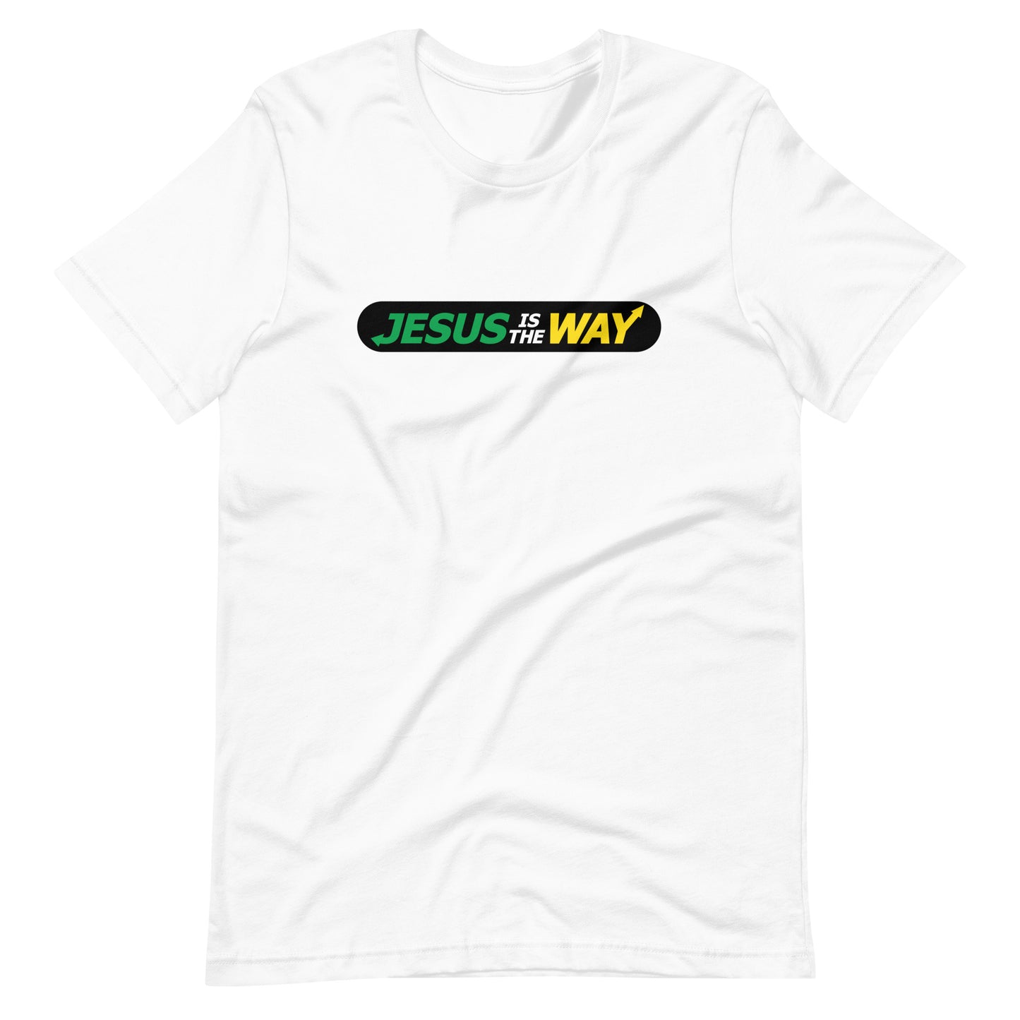 Jesus is the Way (Pop Collection) Bright Unisex T-Shirt