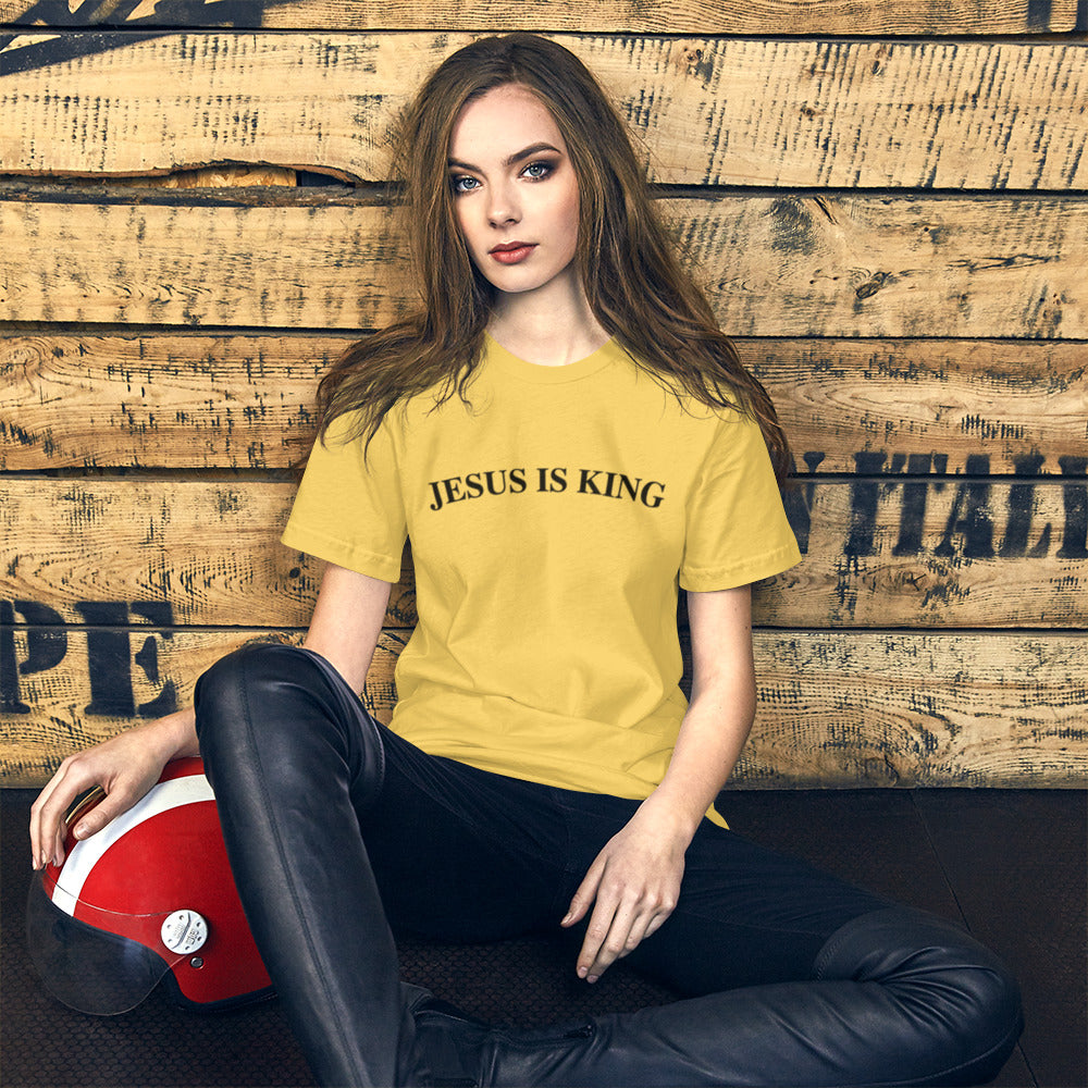 Jesus Is King (Center City Collection) Unisex t-shirt in Black