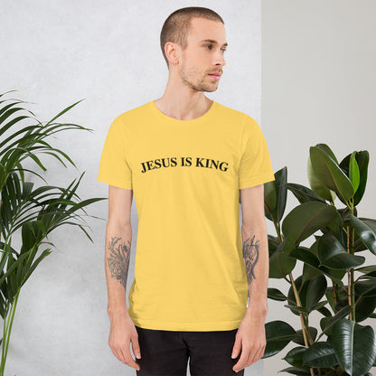 Jesus Is King (Center City Collection) Unisex t-shirt in Black