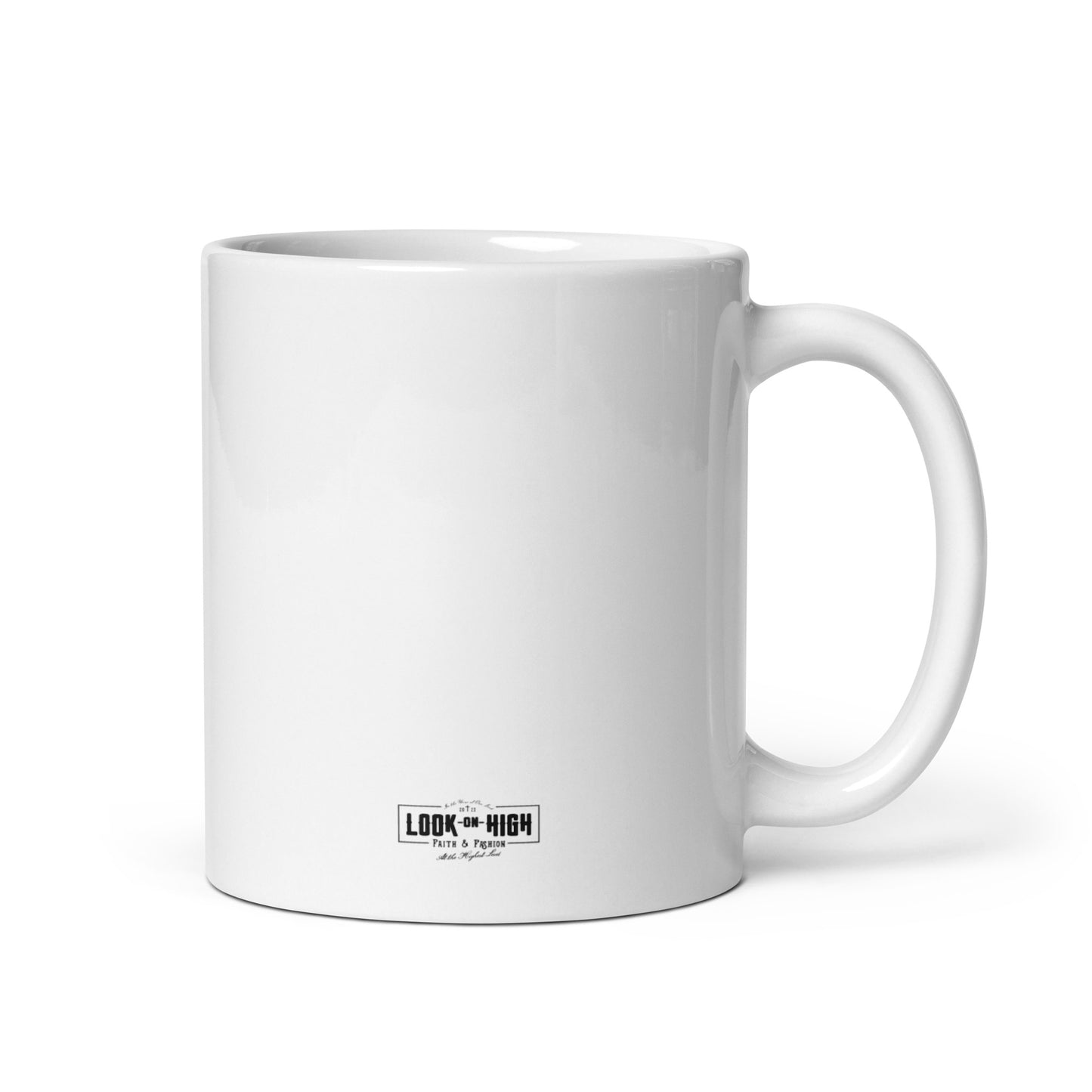 Jesus Is King (Center City Collection) White glossy mug in Black