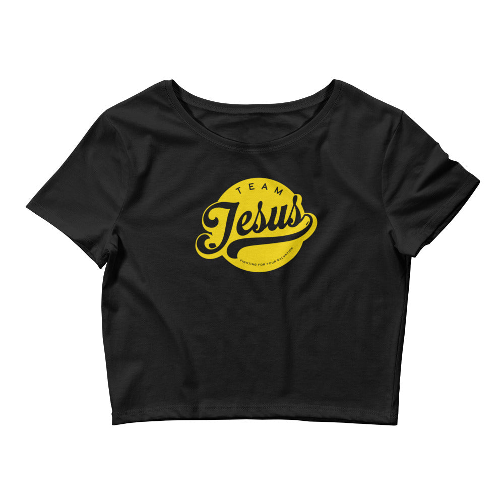 Team Jesus (Gold Crest) Women’s Crop Top