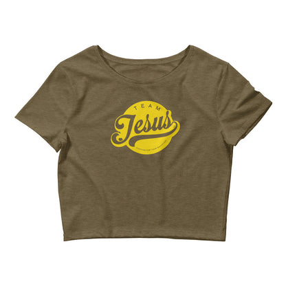 Team Jesus (Gold Crest) Women’s Crop Top