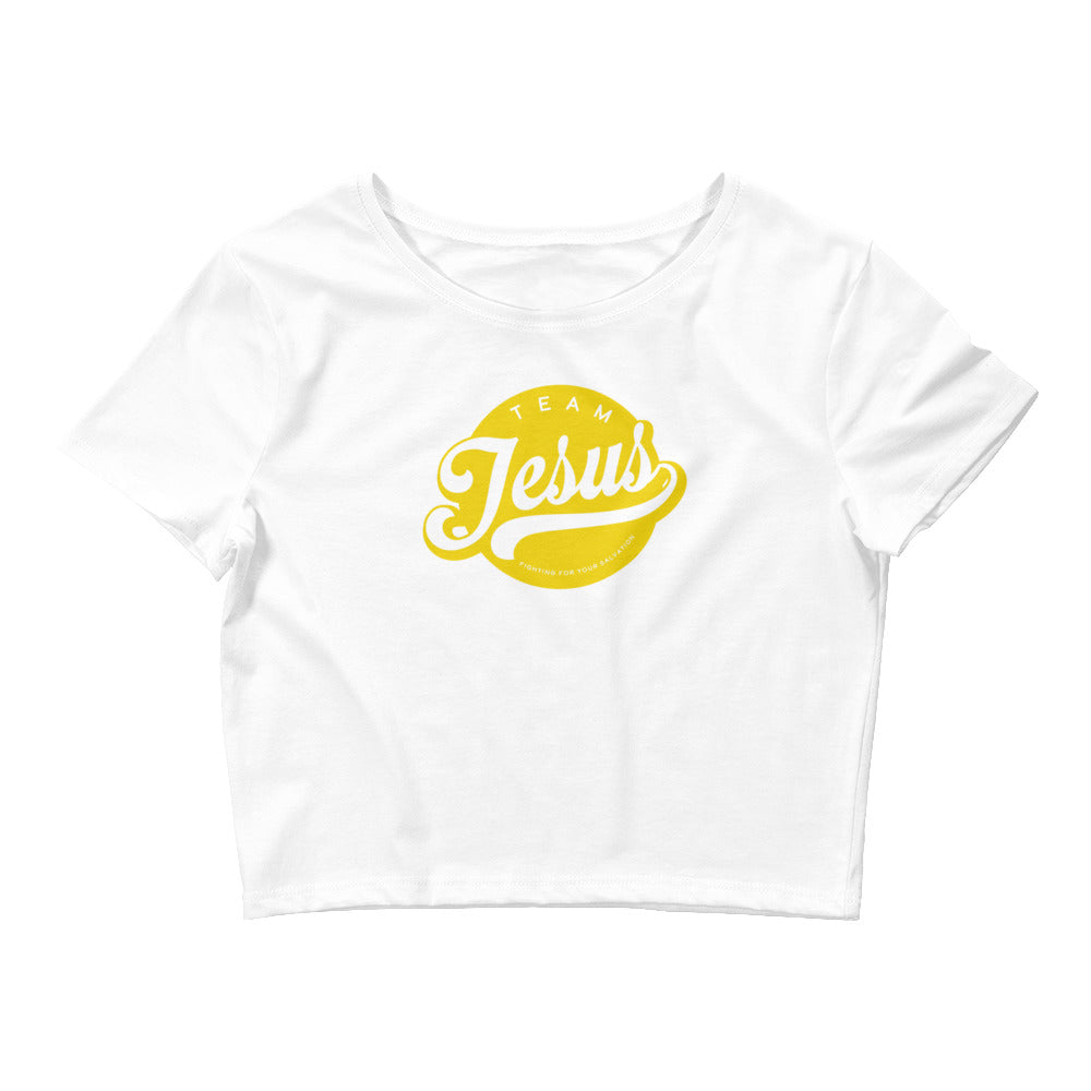 Team Jesus (Gold Crest) Women’s Crop Top