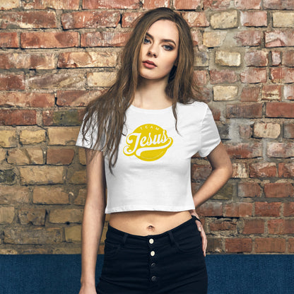 Team Jesus (Gold Crest) Women’s Crop Top