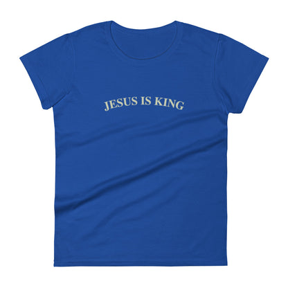 Jesus Is King in Beige (Center City Collection) Women's short sleeve t-shirt