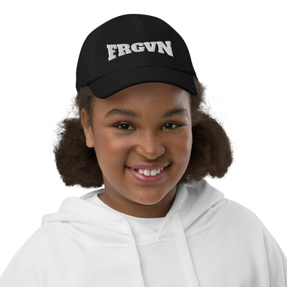 FRGVN (The Fighter Collection) Embroidered Youth baseball cap in White