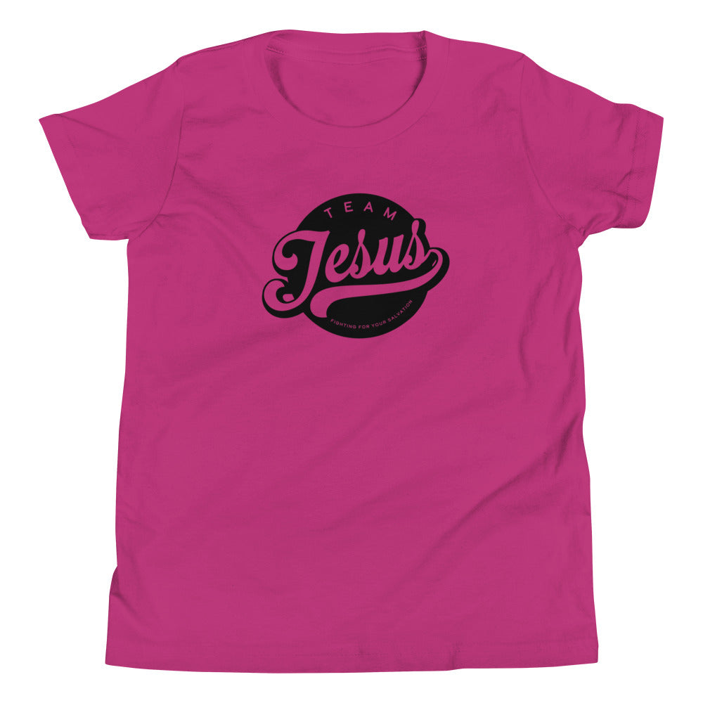 Team Jesus (Black Crest) Youth Short Sleeve T-Shirt