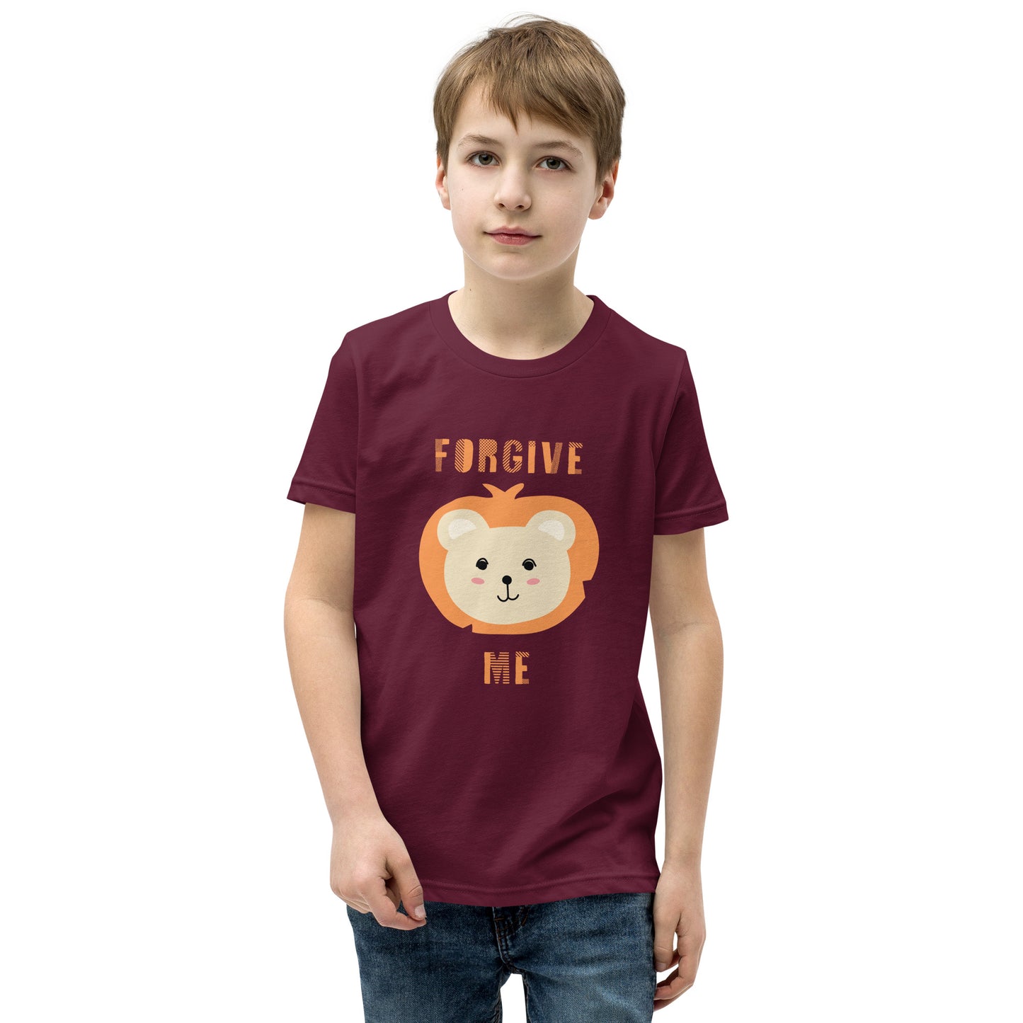 Forgive Me (Lion) Youth Short Sleeve T-Shirt