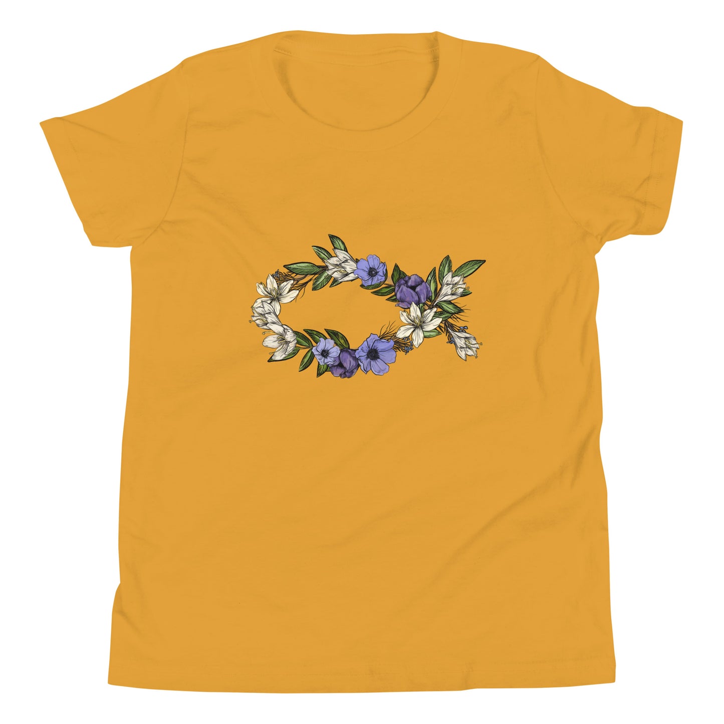 Fish In Bloom (In Bloom Collection) Youth Short Sleeve T-Shirt